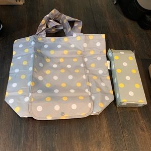 Sachi - Foldable Insulted Lunch/Tote Beach Bag